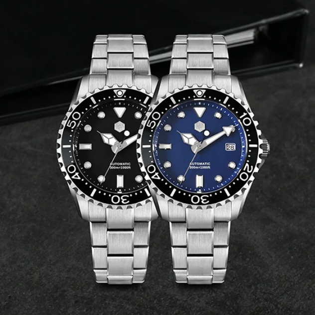 Luxury Watch G Shock - サンマーティンメンズ自動腕時計 40 ミリメートル機械式腕時計ダイバー 30Bar 防水夜光サファイアミラー YN55