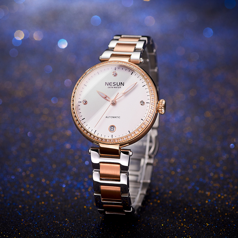 Luxury Watch In Japan - NESUN-Japan MIYOTA 自動機械式時計 女性用 50M 防水