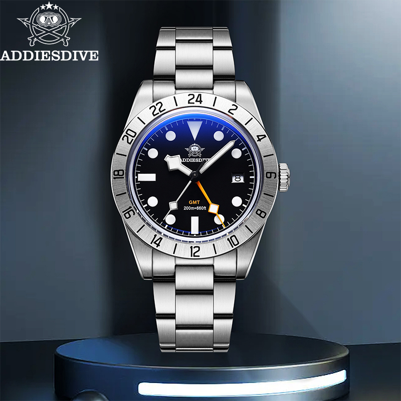 Rolex Watch Submariner - ADDIESDIVE 新しい高級メンズ腕時計 200 防水ステンレス鋼クォーツ時計 BGW9 スーパーブルー発光
