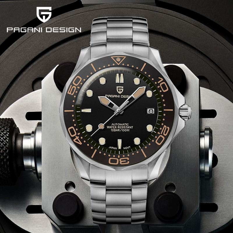 Rolex Watch Submariner - パガーニデザイン メンズ腕時計 高級自動巻き腕時計 メンズ 2025年新作 100M防水