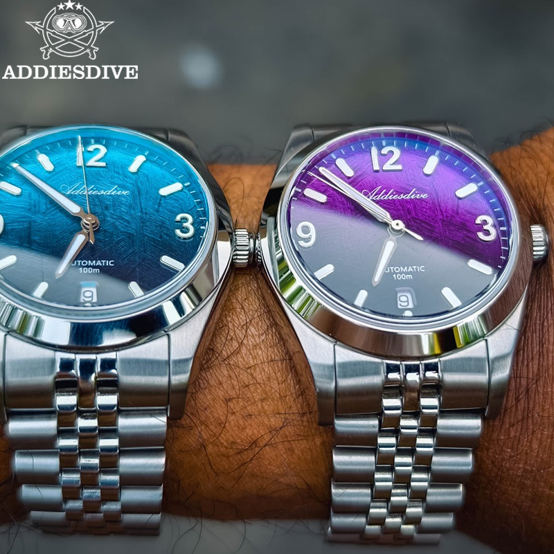 Luxury Watch Repair - ADDIESDIVE 新しい自動機械式時計 AD2547 トップブランドのサファイアガラス男性腕時計発光 100 メートル防水スポーツ時計