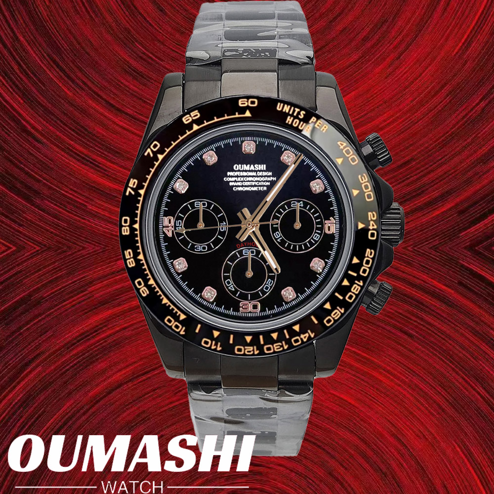 Luxury Watch Zone - VK63腕時計 39.3mm 高級腕時計 メンズ クロノグラフ カスタムvk63ケース