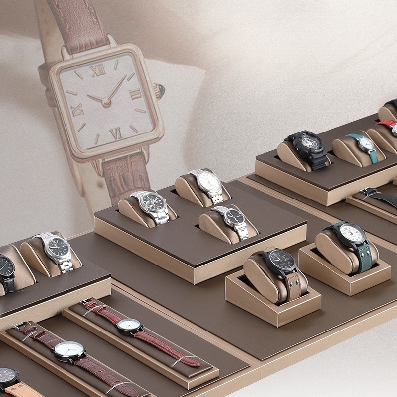 Luxury Watch E Jewellery - 高級時計ディスプレイトレイカウンター時計ブラケットジュエリーディスプレイケースショーケース時計ラックジュエリーセット収納宝石棚