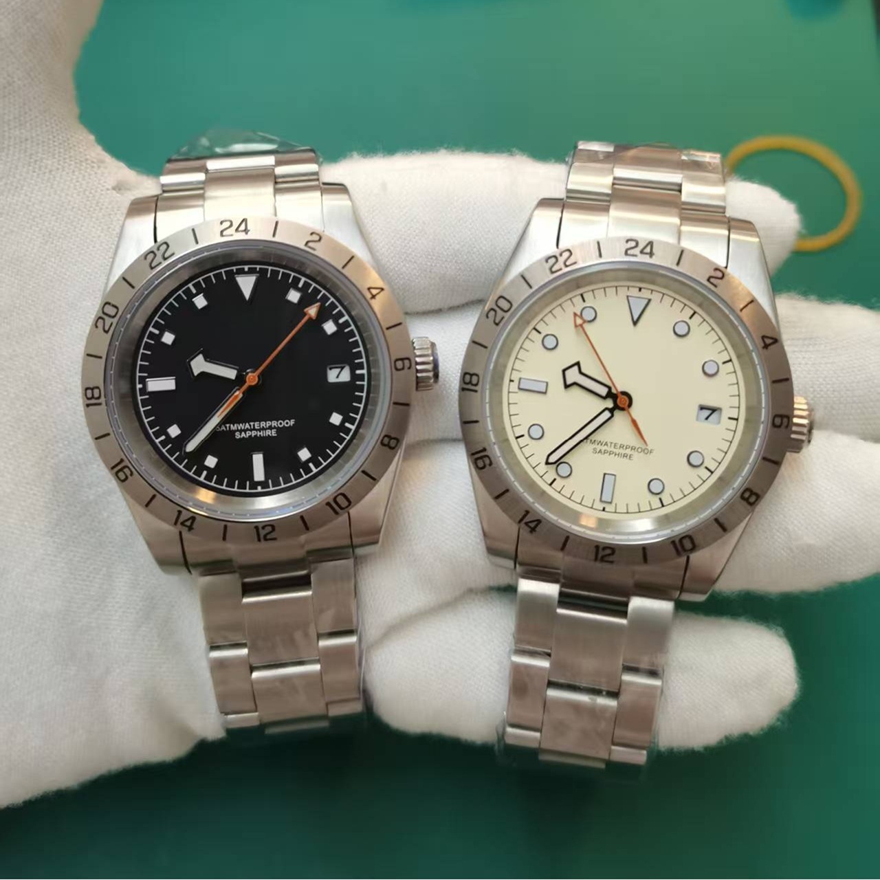 Luxury Watch In Japan - アナログクォーツメンズウォッチ サファイア ステンレススチール 日本製クォーツムーブメント スイミング対応 三針カレンダー腕時計