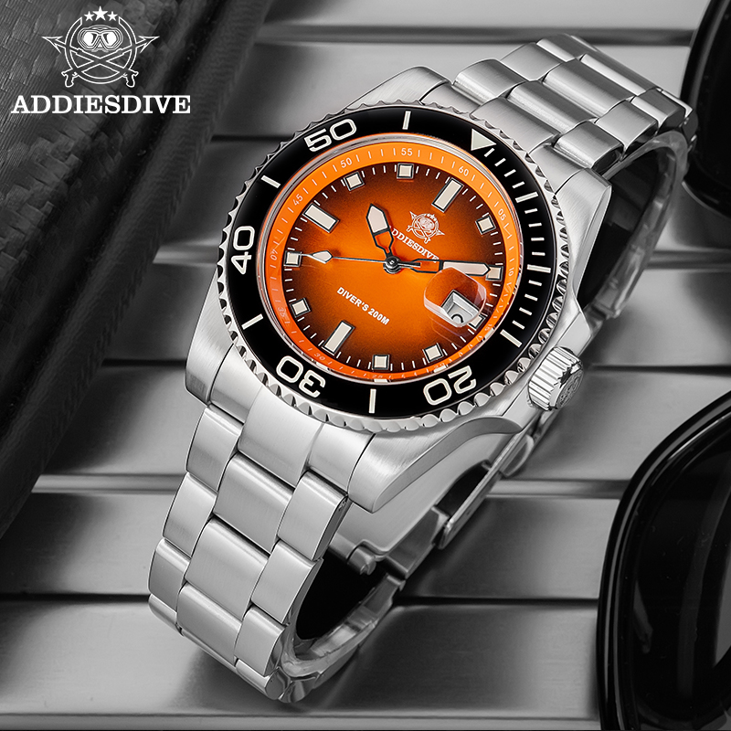 Rolex Watch Submariner - ADDIESDIVE メンズ腕時計クォーツステンレススチールダイビングウォッチ 200 メートル超発光高級時計リロイ Hombre 新しい時計リロイ