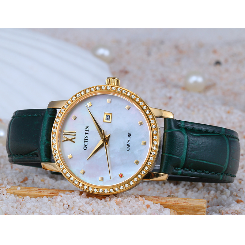 Luxury Watch In Japan - Ochstin-女性用クォーツ時計,日本のアナログ,クォーツ,クリスタル,ビーズの母,時計,妻へのギフト