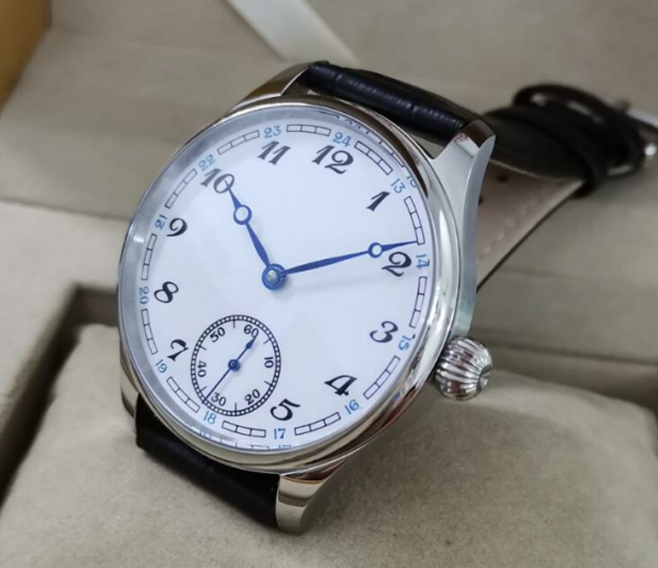 Cloisonne Enamel Dial - メンズメカニカルハンドムーブメントウォッチ,ロゴなしの時計,白いエナメルダイヤル,高級ギフト,アジアン6498, 17ジュエリー,41mm, GR128-20