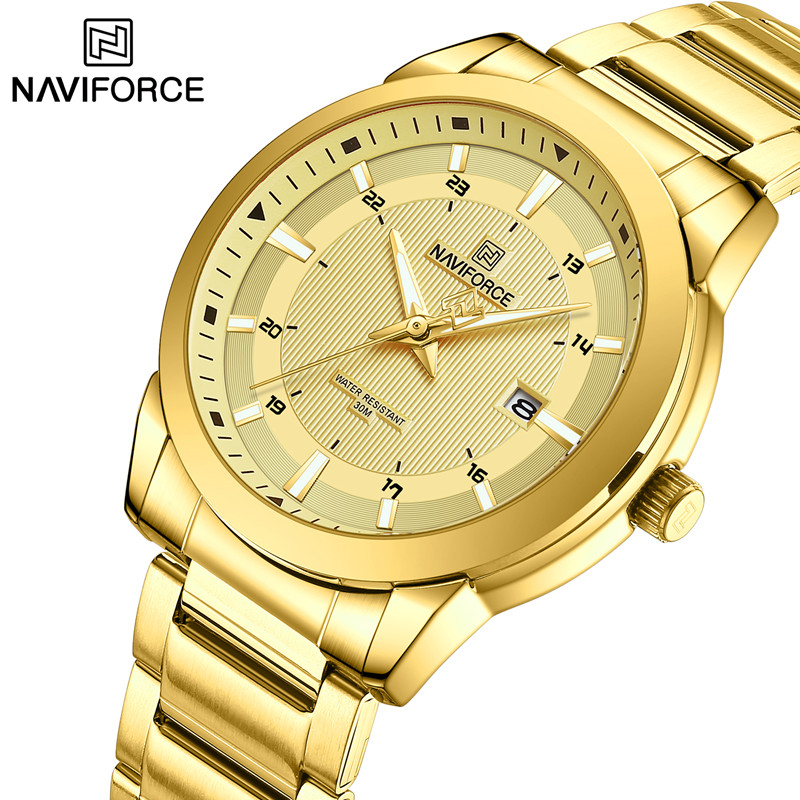 Luxury Watch Manufacturers - 2024 トップブランド NAVIFORCE メンズ腕時計ステンレス鋼ストラップカジュアル男性クォーツスポーツ腕時計高級防水日付時計