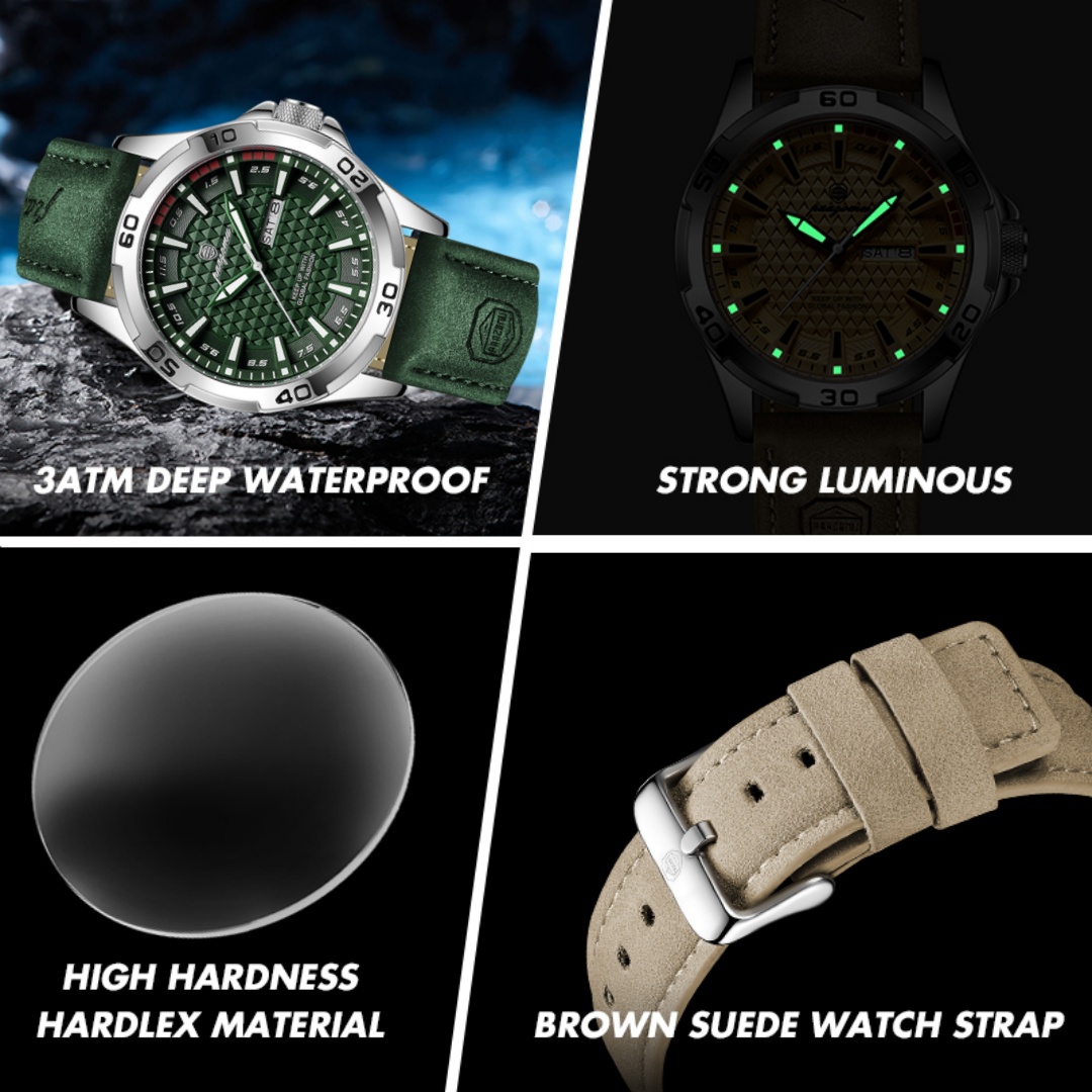 PAAZOMU 高級ブランドメンズ腕時計 ファッションクォー - Luxury Watch Manufacturers のレビューと価格