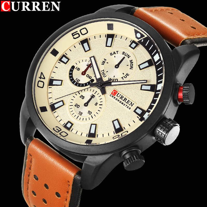 カレン-メンズ防水クォーツ時計,エレガントで高級ブランド,2 - Luxury Watch Manufacturers のレビューと価格
