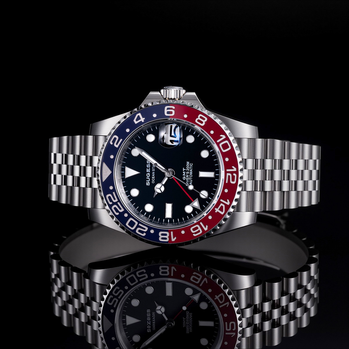 Sugess GMT ダイビングウォッチ メンズ 自動巻き機 - Rolex Watch Submariner のレビューと価格