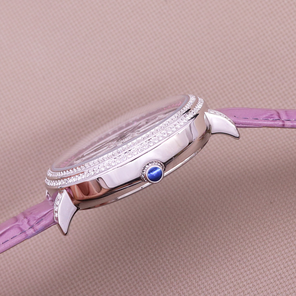 女性のための高級クォーツ時計,革のブレスレット,雪の花,日本 - Luxury Watch In Japan のレビューと価格