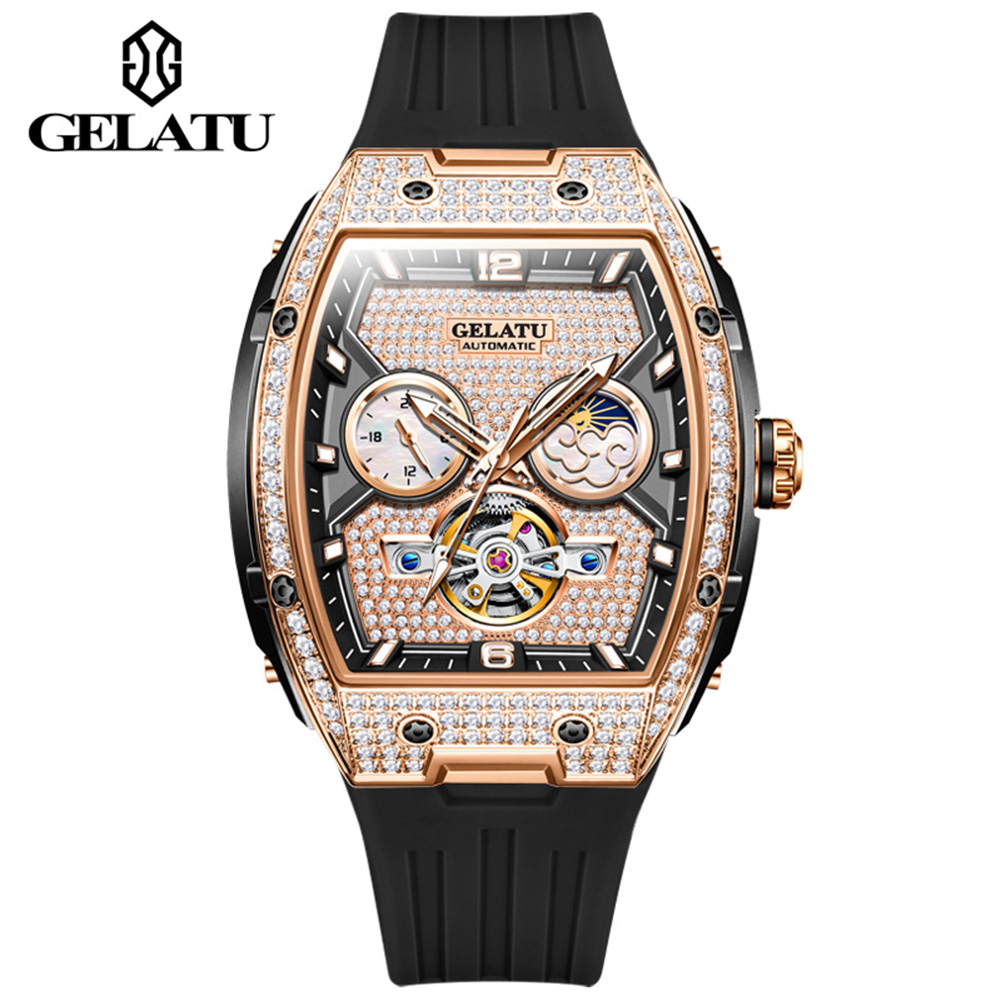 GELATU 6016 高級レディース腕時計 フライホイール - Luxury Watch Zone のレビューと価格