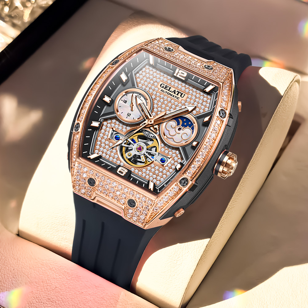 GELATU 6016 高級レディース腕時計 フライホイール - Luxury Watch Zone のレビューと価格