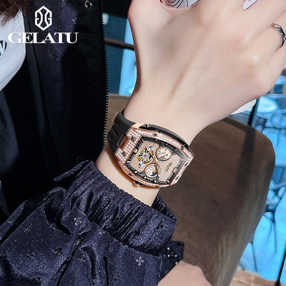 GELATU 6016 高級レディース腕時計 フライホイール - Luxury Watch Zone のレビューと価格
