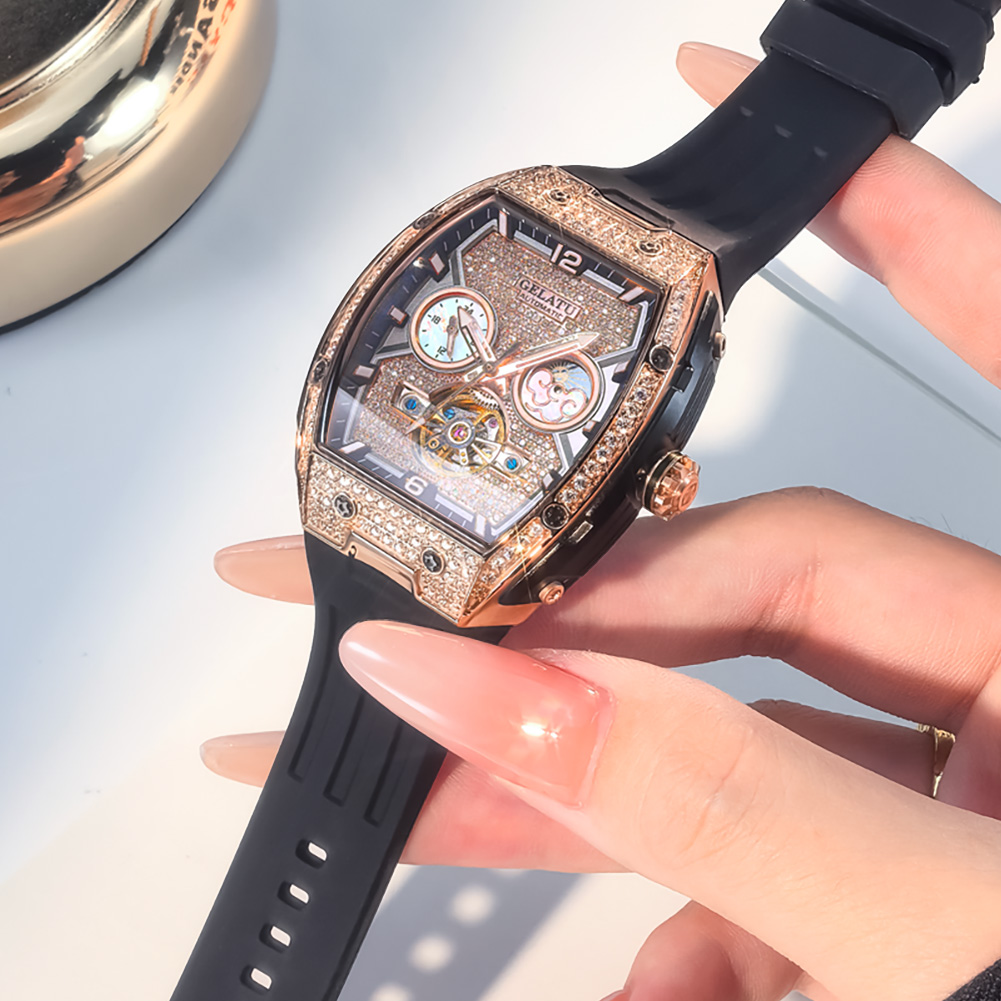 GELATU 6016 高級レディース腕時計 フライホイール - Luxury Watch Zone のレビューと価格