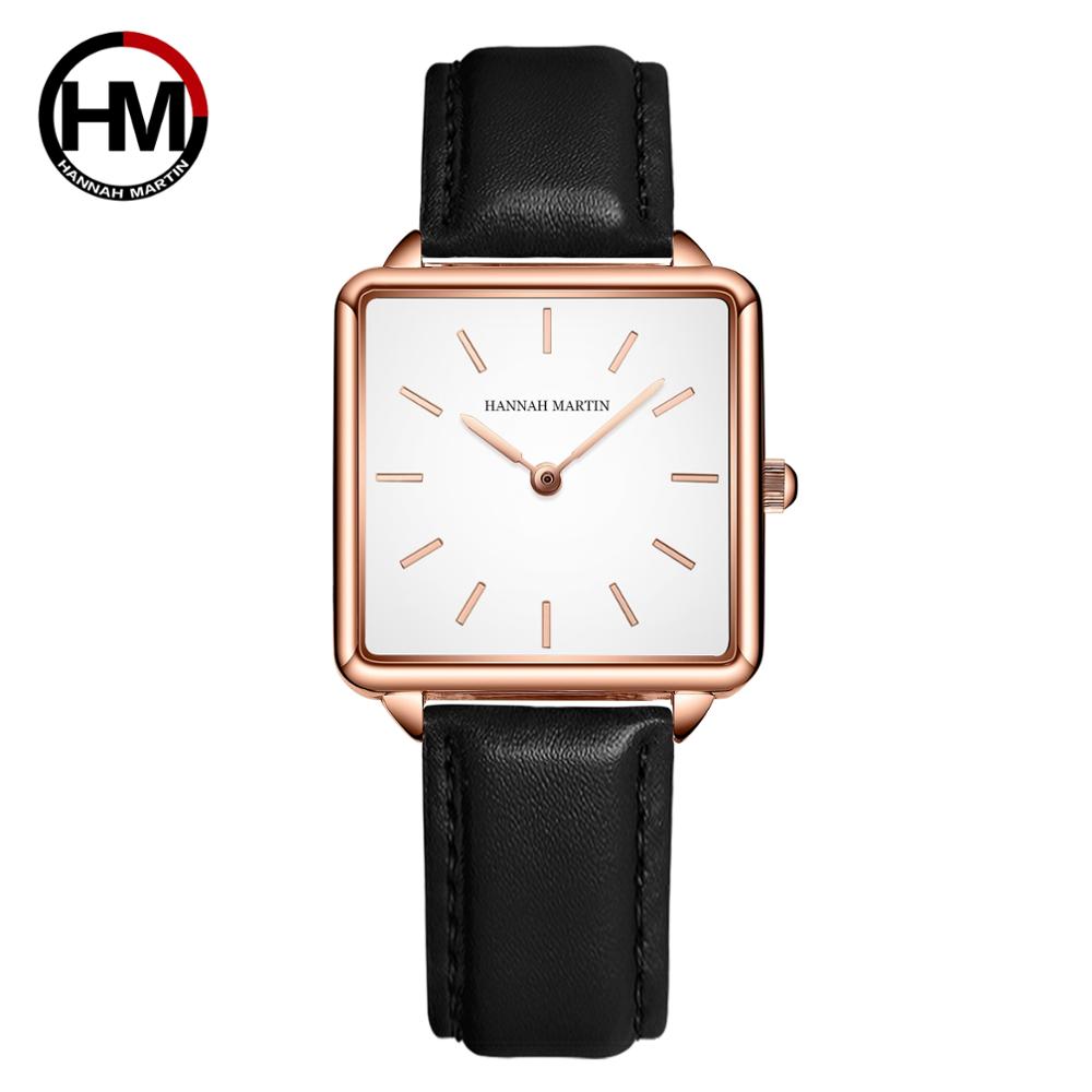 本革ストラップ日本クォーツムーブメントHM-108女性シンプ - Luxury Watch In Japan のレビューと価格