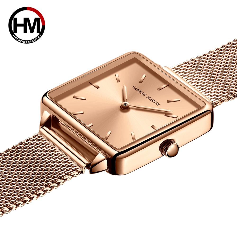 本革ストラップ日本クォーツムーブメントHM-108女性シンプ - Luxury Watch In Japan のレビューと価格