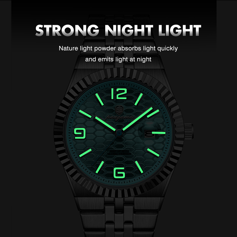 PAAZOMU メンズ ハニカムパターン クォーツ腕時計、日 - Luxury Watch Zone のレビューと価格