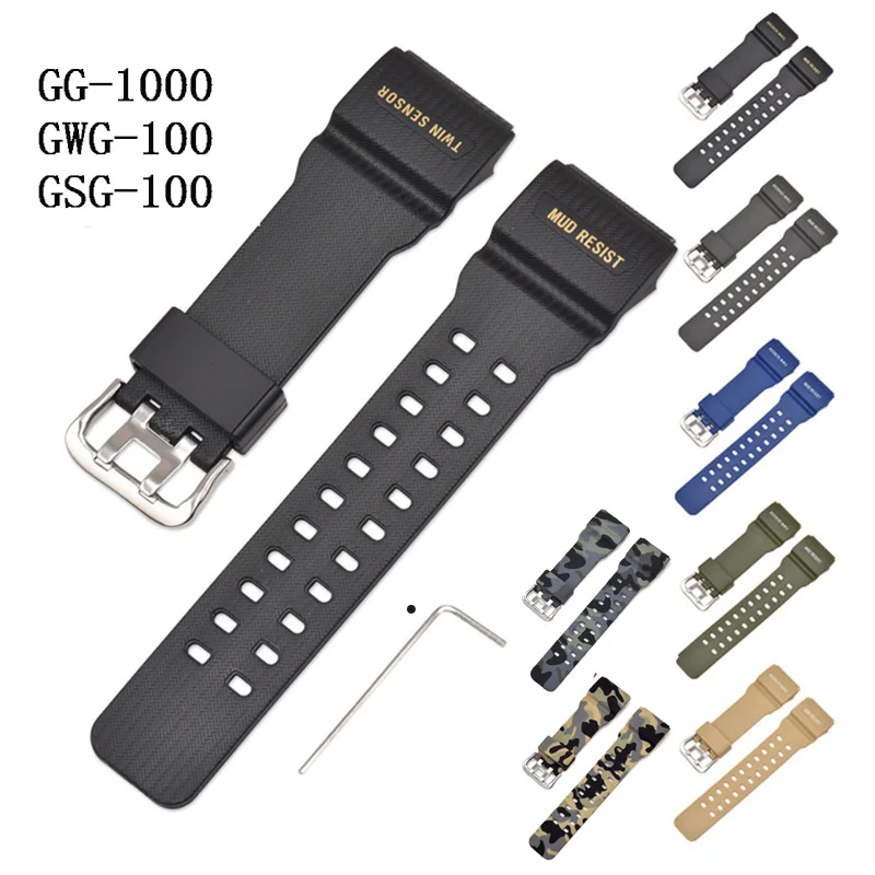 樹脂シリコンストラップカシオ G-SHOCK GG-1000 - Luxury Watch G Shock のレビューと価格