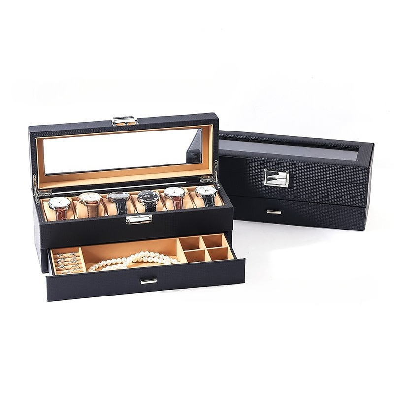 レザー製ジュエリーボックス レトロ 高級腕時計収納ボックス  - Luxury Watch E Jewellery のレビューと価格