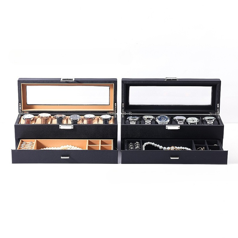 レザー製ジュエリーボックス レトロ 高級腕時計収納ボックス  - Luxury Watch E Jewellery のレビューと価格