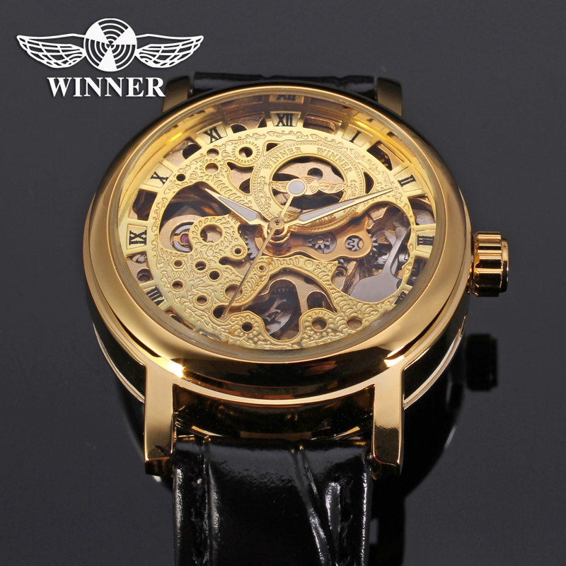 卸売勝者高級ブランドゴールド女性腕時計スチールスケルトン機械 - Luxury Watch Repair のレビューと価格