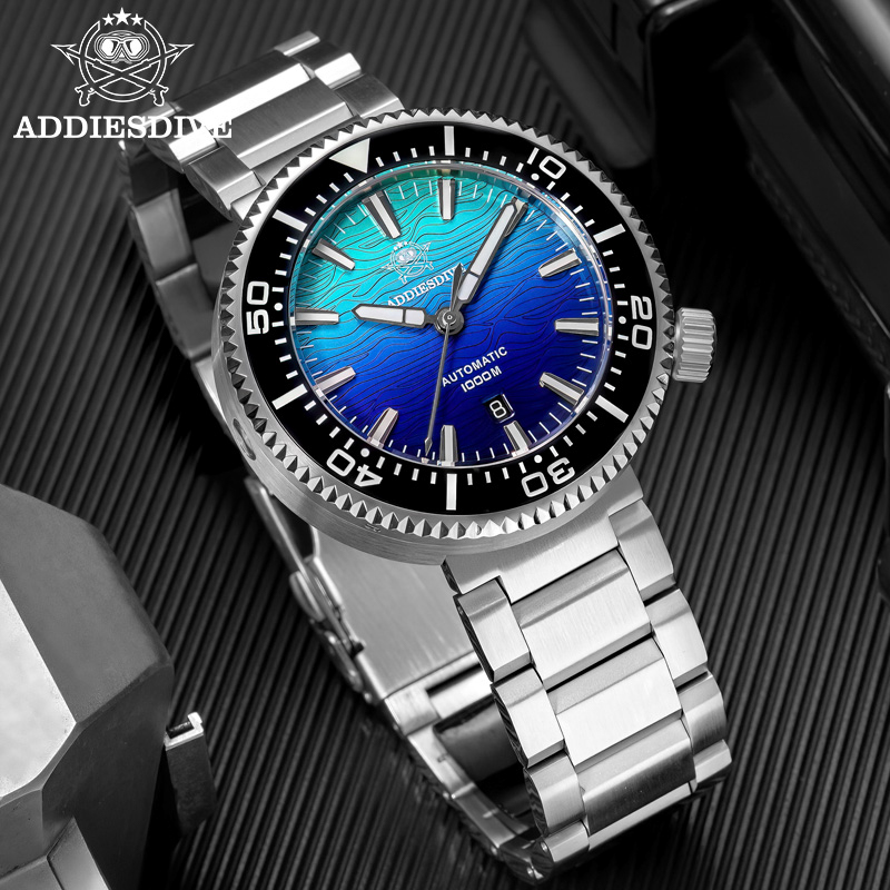 ADDIESDIVE 新しい自動巻き時計マンサファイアグラデ - Cloisonne Enamel Dial のレビューと価格
