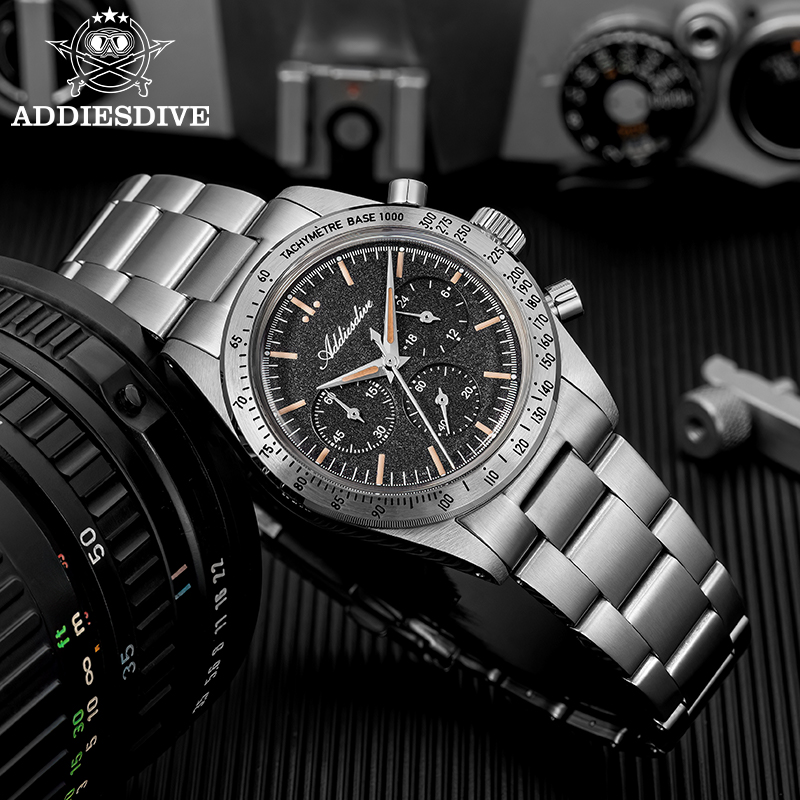 ADDIESDIVE 新しいクロノグラフ腕時計 0S20 ム - Luxury Watch Levels のレビューと価格